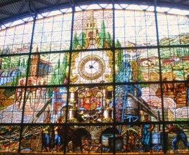 Bilbao Basque Country Stained Glass Window
